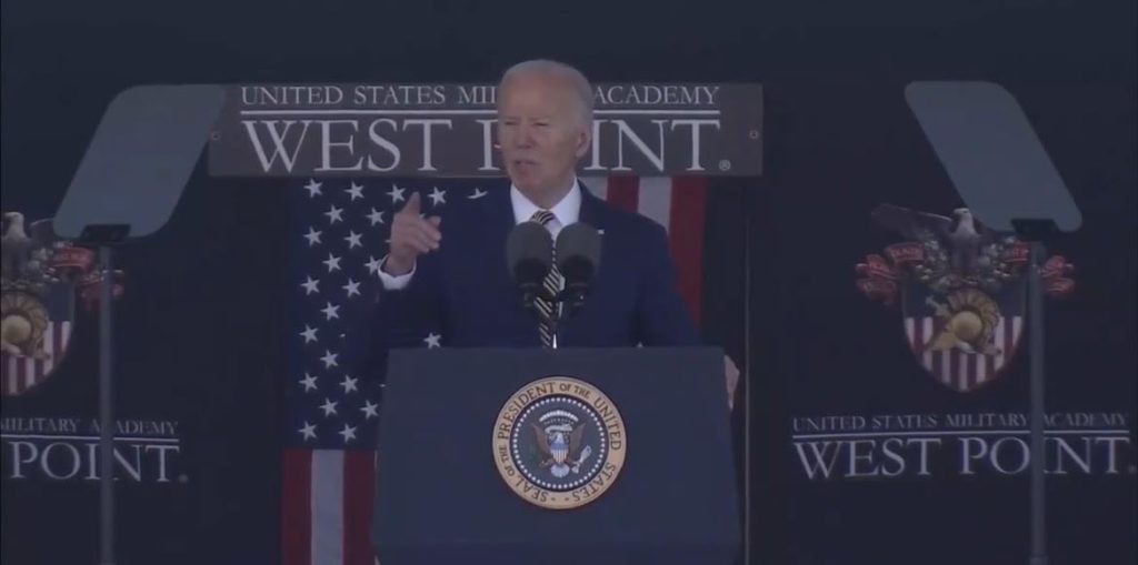 “You Can Clap For That” – Biden Peeved at Lack of Applause From West Point Cadets (VIDEO)