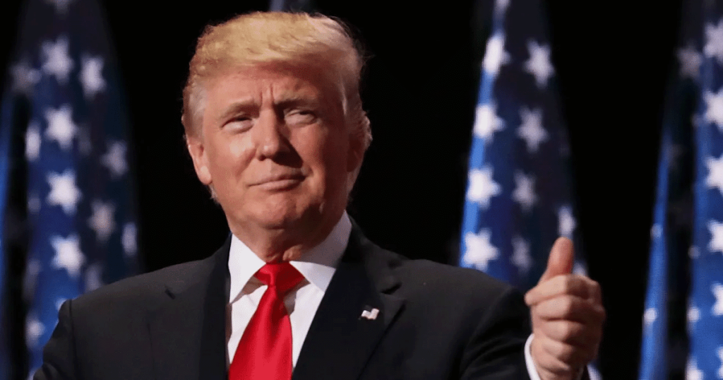 Seconds After Trump Released from Court