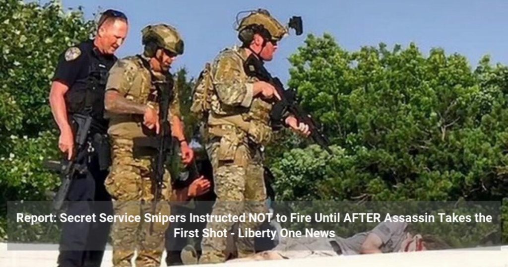 Secret Service Snipers Instructed NOT to Fire Until AFTER Assassin Takes the First Shot