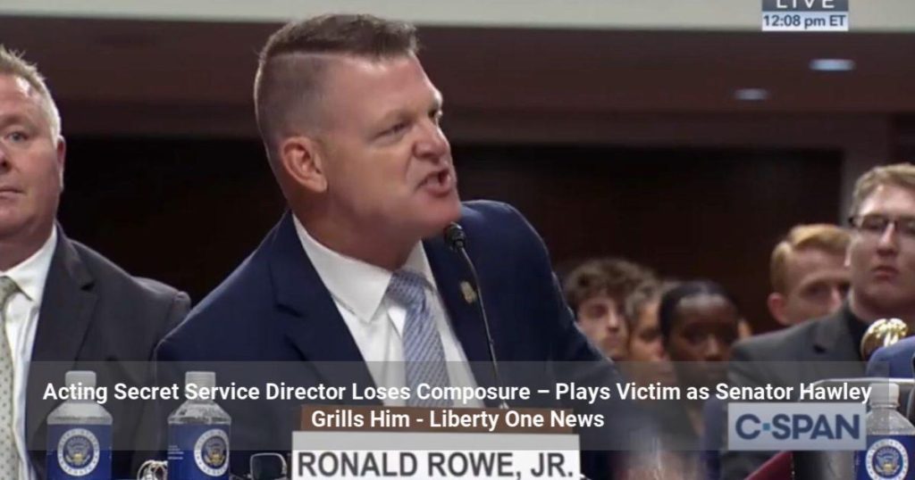 Acting Secret Service Director Loses Composure – Plays Victim as Senator Hawley Grills Him