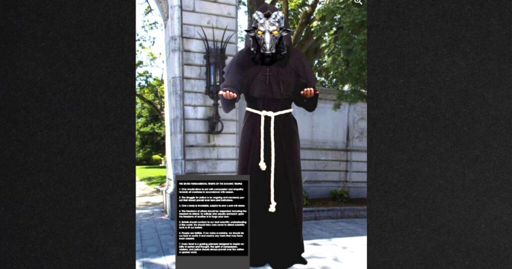 Holiday Display Outside State Capitol Included a Satanic Statue