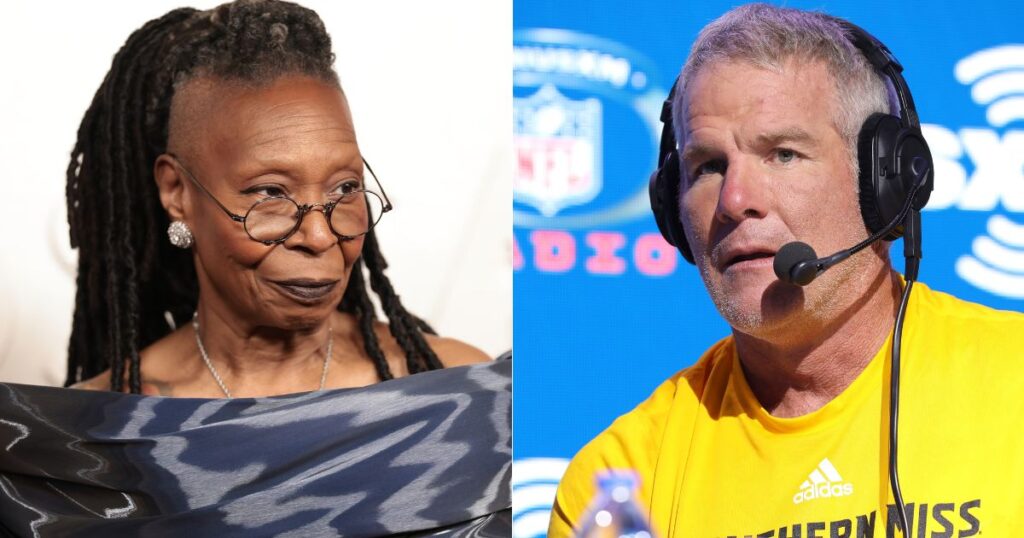 Fed-Up Brett Favre Can’t Restrain Himself Any Longer, Lets Whoopi Goldberg Have It Over Trans Athletes