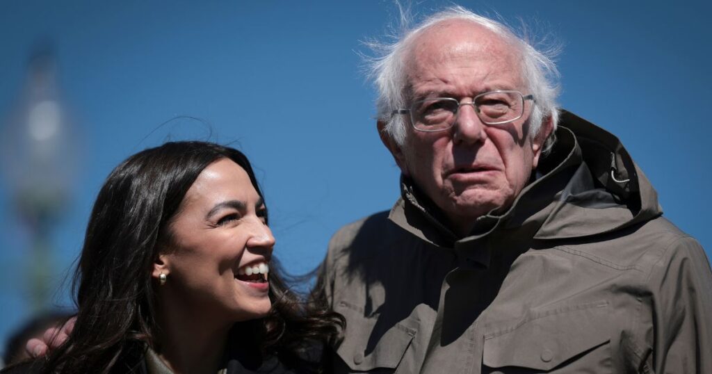 Dem Infighting Worsens, Public Shots Taken at Touring AOC and Bernie