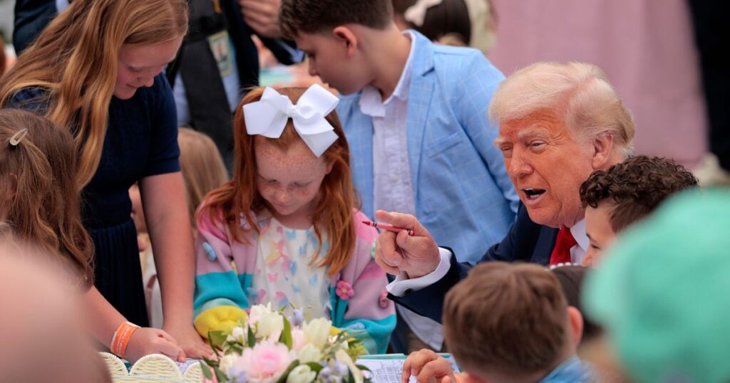 Watch: White House Easter Egg Roll Shows Rare Side of Trump That the Masses Love