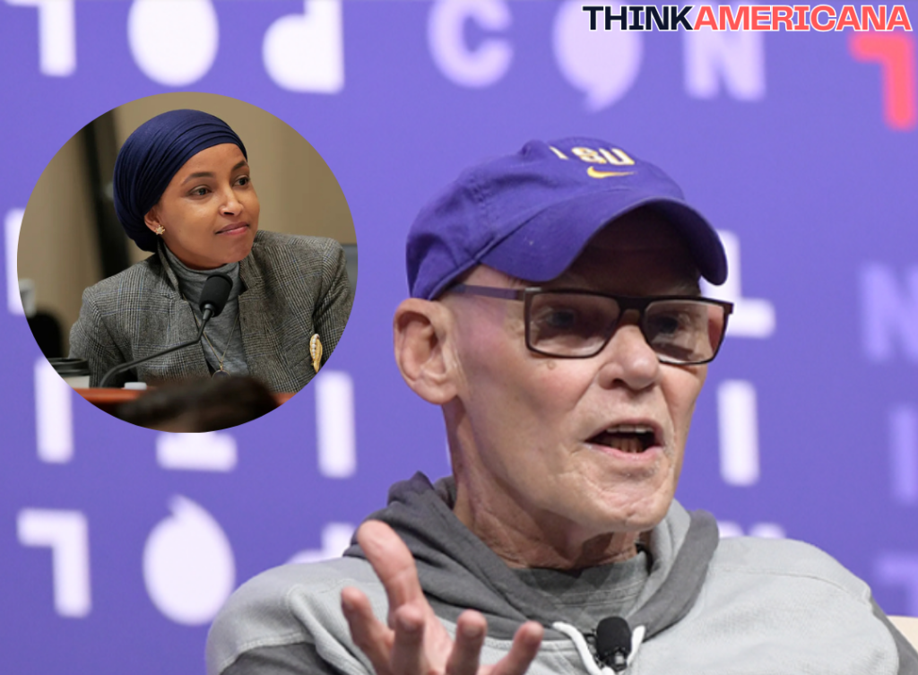 Carville Blasts Omar’s Rhetoric as “Stupid,” Warns Dems It’s “Insanity” to Alienate White Men